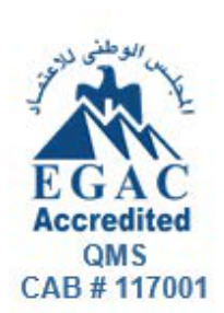 EGAC — Egyptian Accreditation Council, CAB # 117001